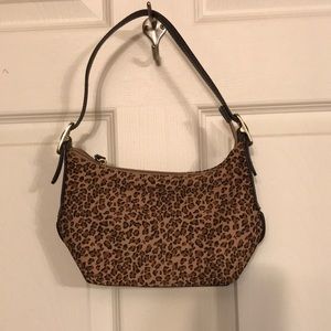 Liz Claiborne leopard purse